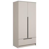 ŠATNÍ SKŘÍŇ SPIRIT - černá/kašmírová, Konvenční, kov/kompozitní dřevo (90,2/192,9/51cm) - P & B