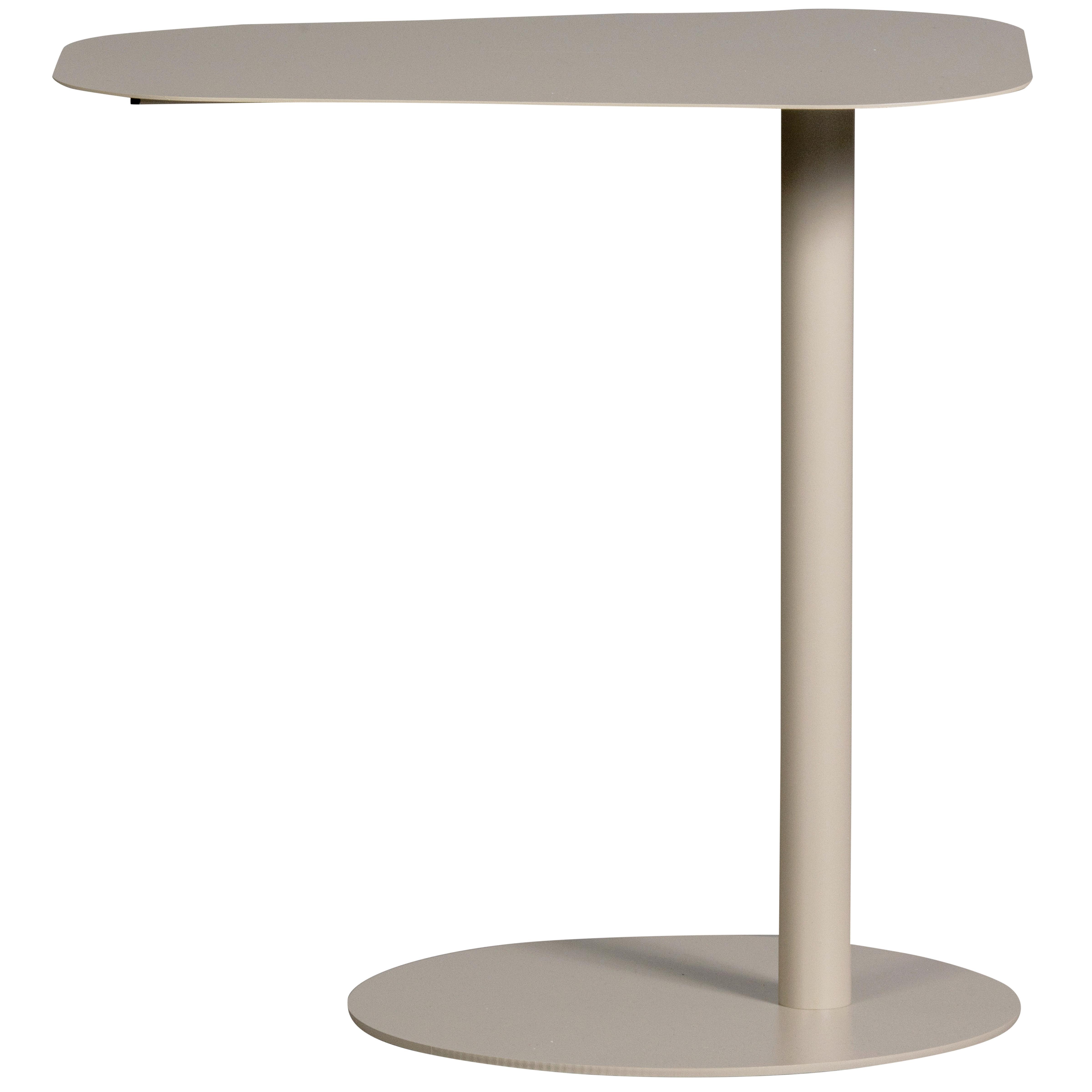 Beistelltisch Lia Hellgrau B: 38 cm - Hellgrau, Design, Metall (50/38/50cm) - Livetastic