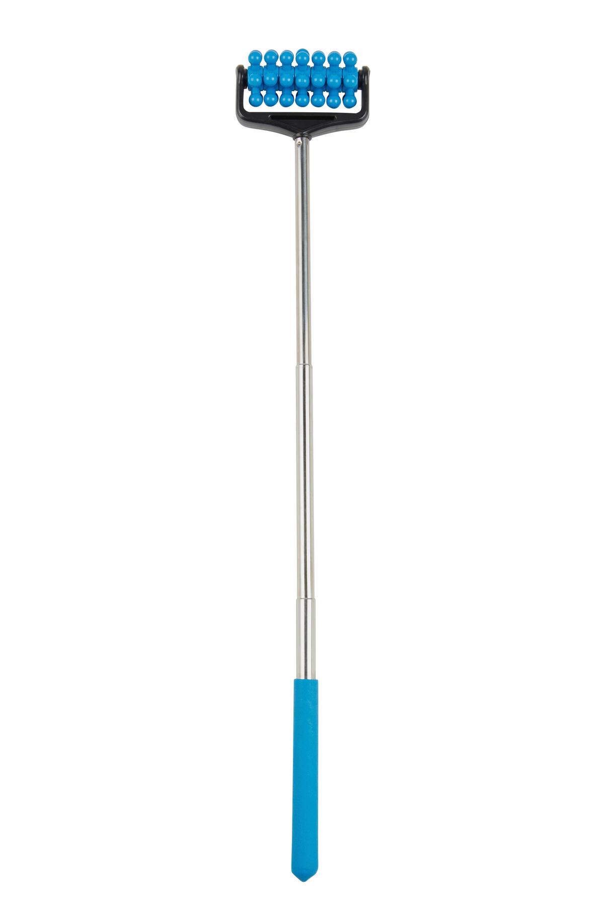 Handmassagegerät Rolando Manuell mit Ergonomischer Form - Blau/Rot, Basics, Kunststoff/Metall (7/20-44cm) - Homezone