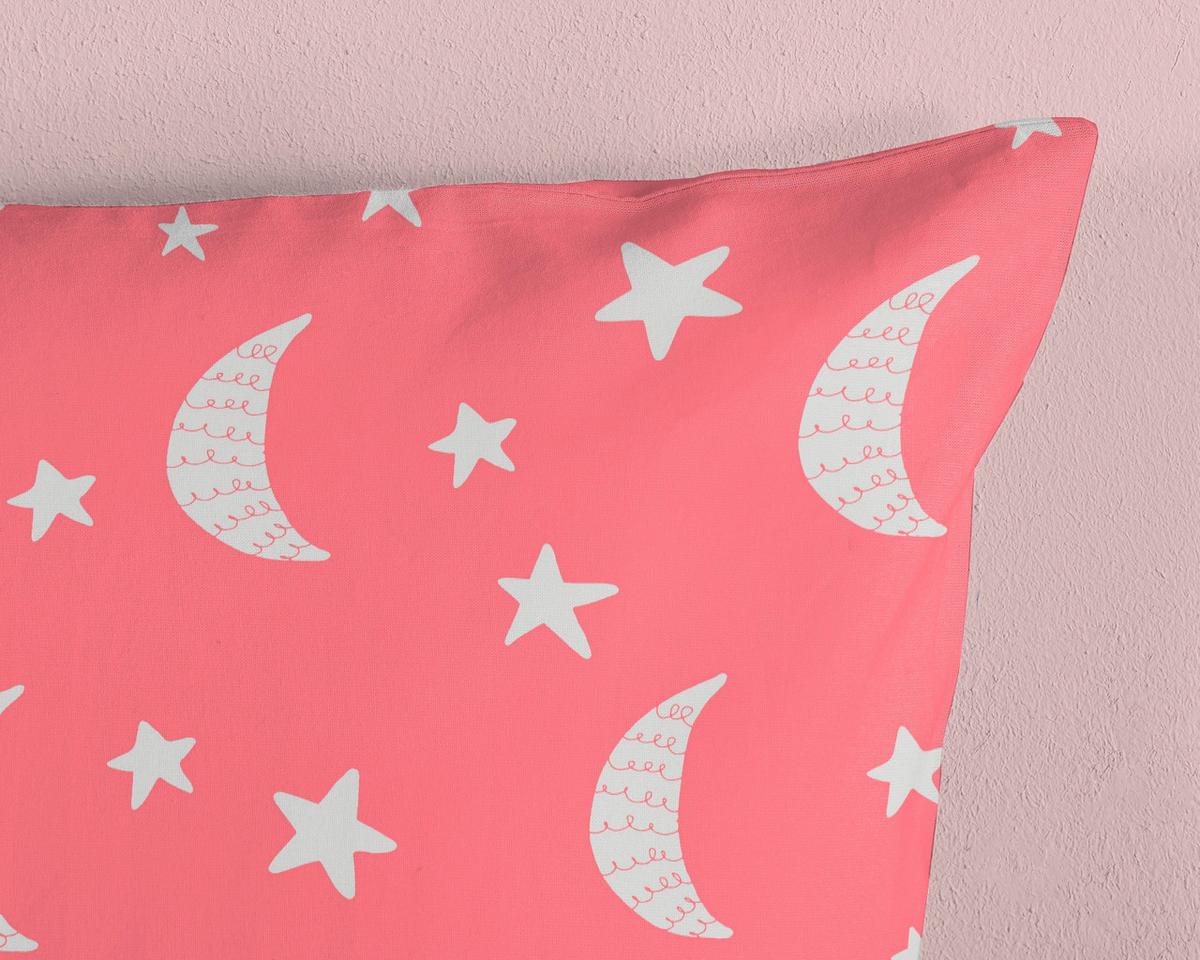 KINDERBETTWÄSCHE SUNNY - Rosa, Trend, Textil (140/200cm)