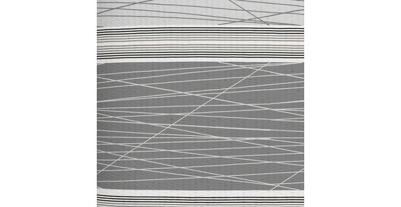 Seersucker Bettwäsche 140x200 cm Emina Grau Streifen - Grau, MODERN, Textil (140/200cm) - Luca Bessoni