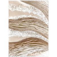 Obraz na plátně Denise 100/140cm - přírodní barvy/béžová, Moderní, dřevo/textil (100/140cm) - Premium Living