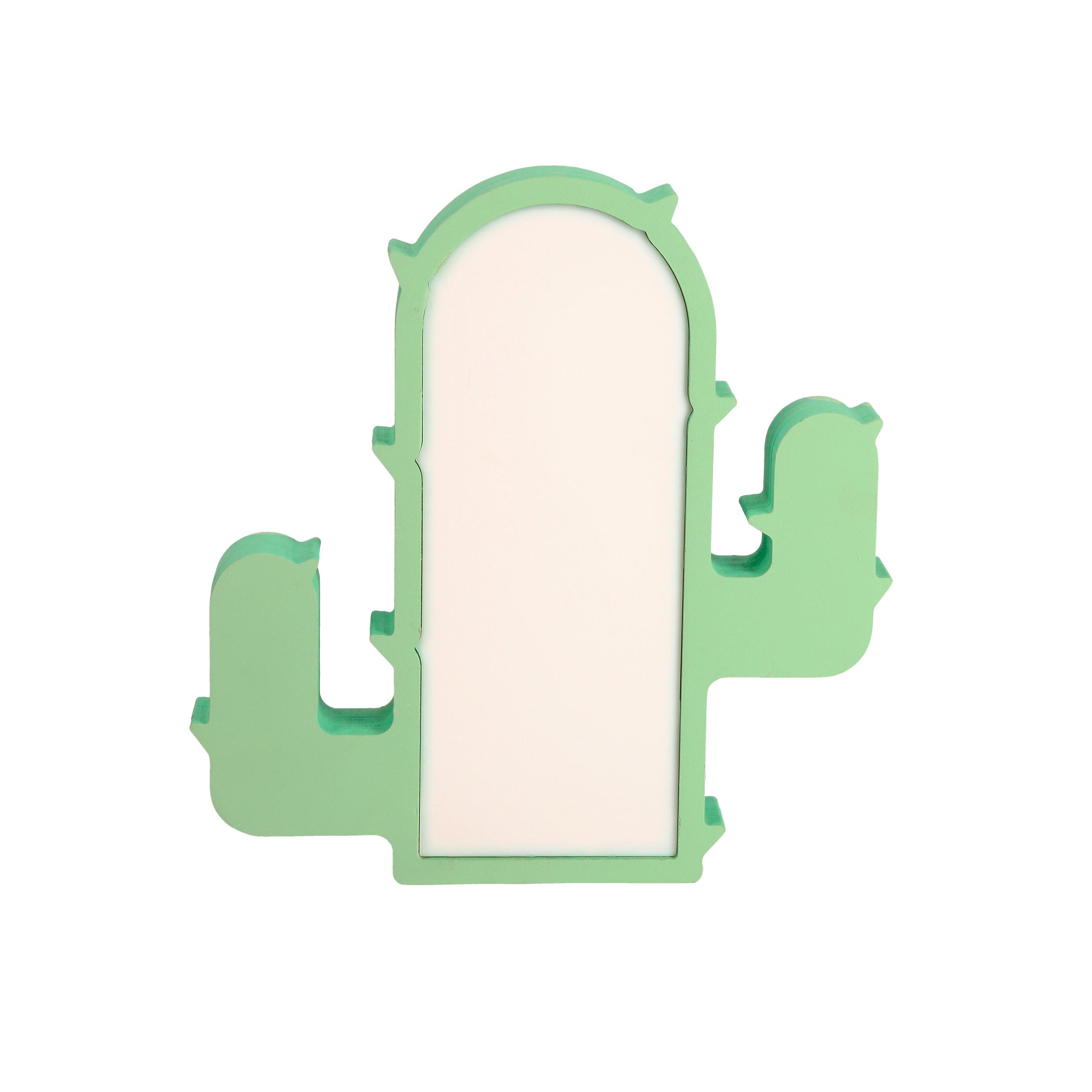 Kindertischleuchte 41-10605 Cactus - Grün, Basics, Holzwerkstoff/Kunststoff (26.5/3.5/27.5cm)