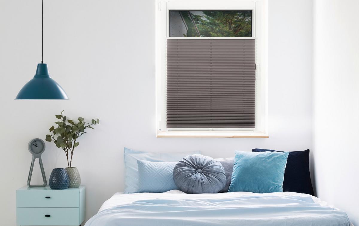 Plissee Free Hellgrau B: 100 Cm - Hellgrau, Basics, Textil (100/130cm) - Homeware