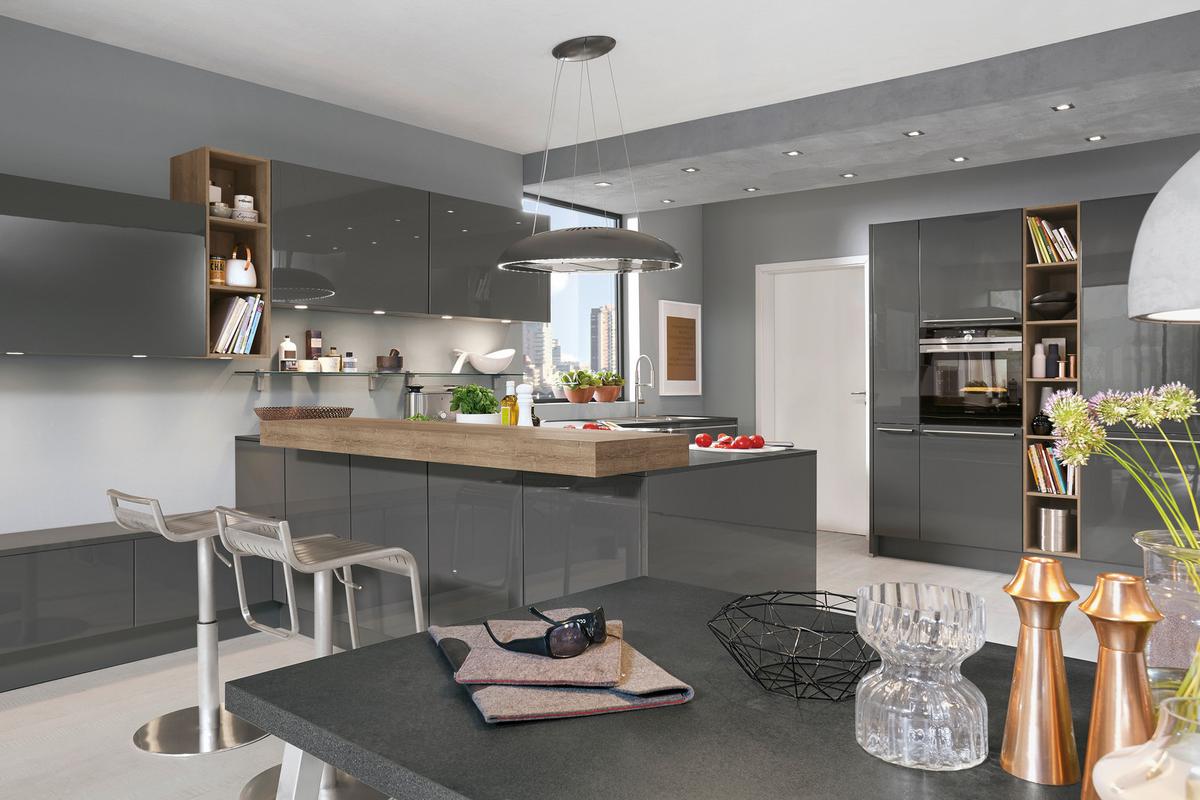 Einbauküche Las Vegas Frei Planbar Modernes Design - MODERN, Holzwerkstoff - Vertico
