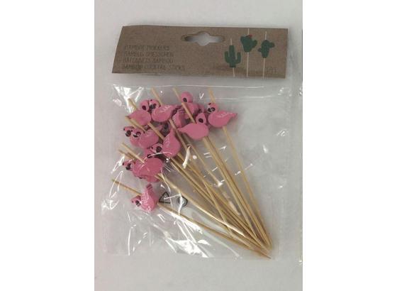 Koktejlové Paličky Flamingo - pink, drevo (12/16cm) Koktejlové Paličky Flamingo - pink, drevo (12/16cm)