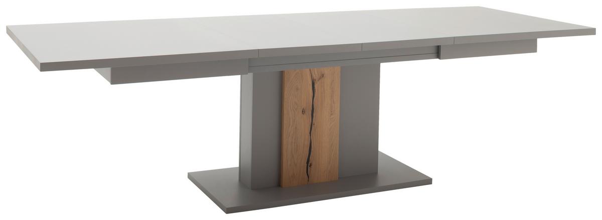 Esstisch Ausziehbar Sevilla 180-280x100 Cm - Eichefarben/Grau, Design, Holzwerkstoff (180-280/100/78cm) - MID.YOU