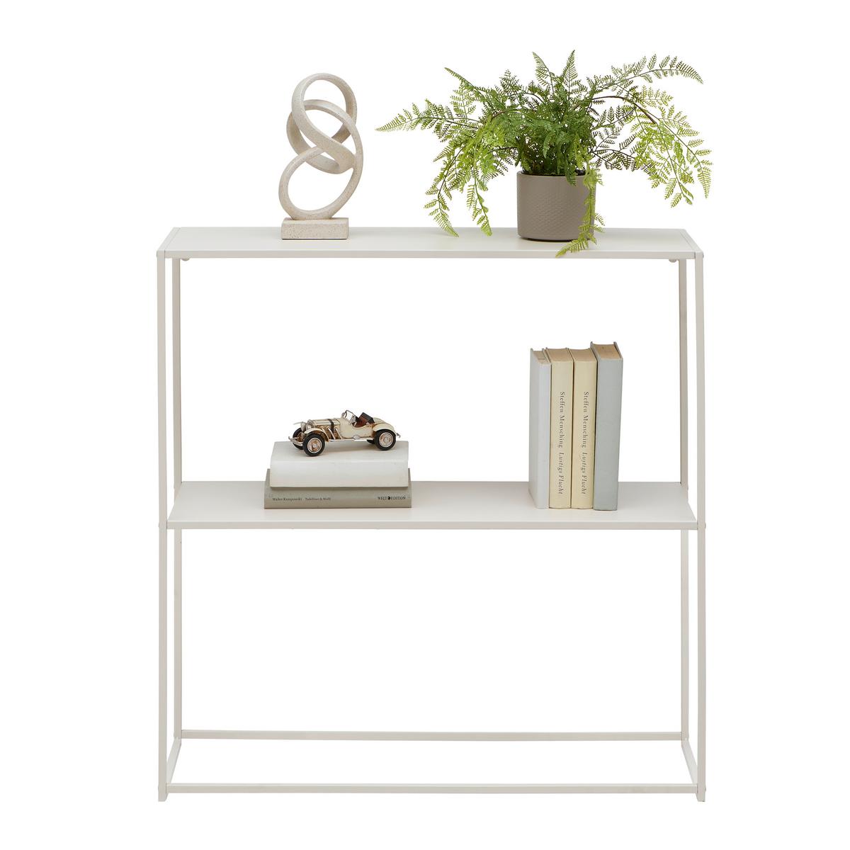 REGÁL CHLOE - piesková, Modern, kov (80/80/27cm) - Mömax