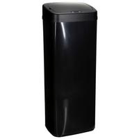 Abfallsammler Clean V Schwarz - Schwarz Hochglanz/Schwarz, MODERN, Kunststoff/Metall (32/84/24cm) - MID.YOU