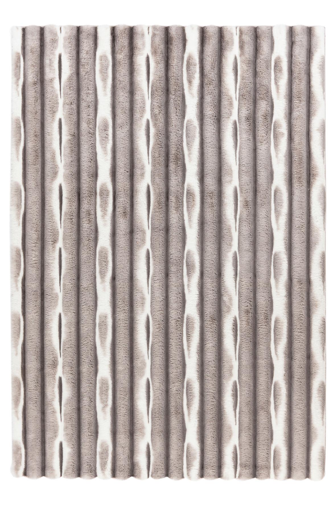 Teppich My Waves 305 - Silberfarben, Basics, Textil (40/60cm) - Obsession