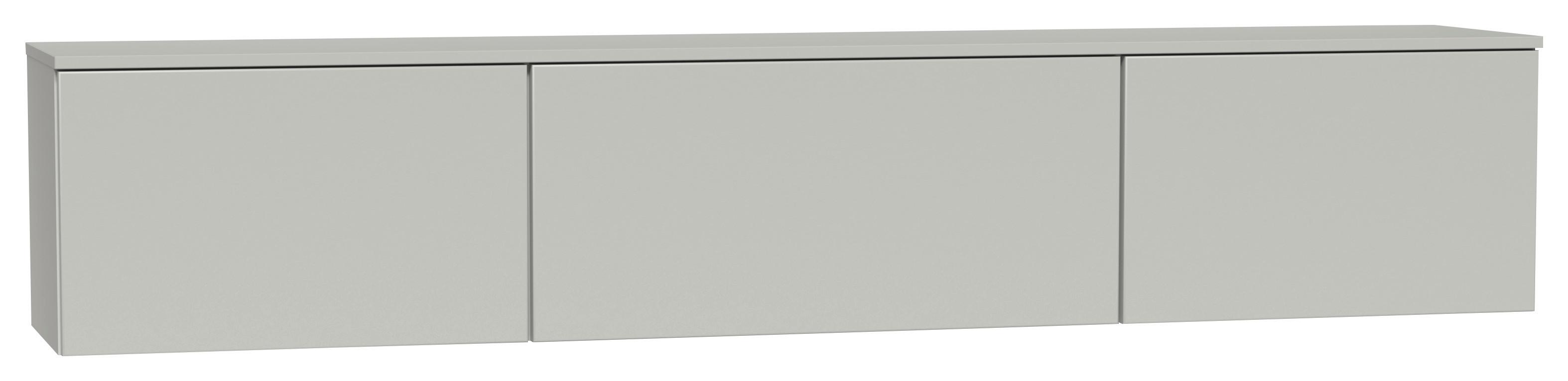 Tv-element Las Vegas Seidengrau B: 200 Cm - Grau, MODERN, Holzwerkstoff (200/36/37cm) - Vertico