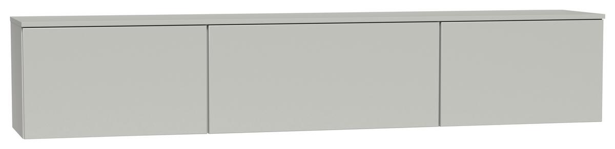 Tv-element Las Vegas Seidengrau B: 200 Cm - Grau, MODERN, Holzwerkstoff (200/36/37cm) - Vertico