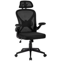 Chefsessel Jimmy Schwarz B: 63 cm - Schwarz, Trend, Kunststoff/Textil (63/116/65cm)