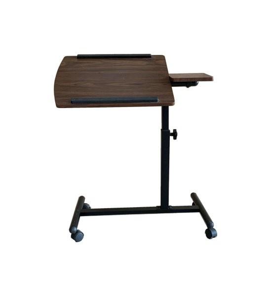 Számítógépasztal Tudor Sötét Dió - fekete/diószínű, Modern, műanyag/faalapú anyag (68/38/55cm)
