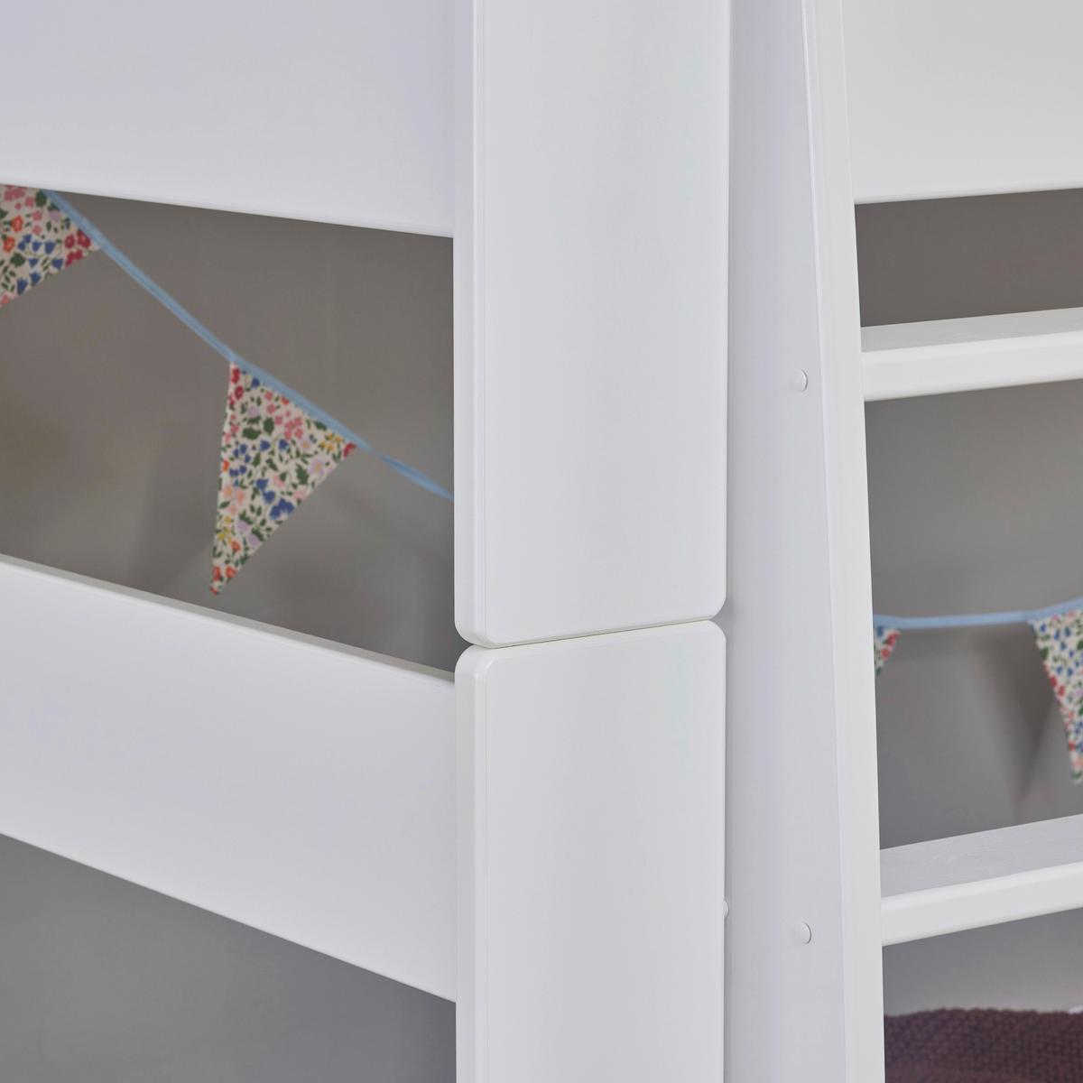 Etagenbett Pure Weiß, Lf: 90x200 cm - Weiß/Naturfarben, MODERN, Holzwerkstoff (90/200cm) - MID.YOU