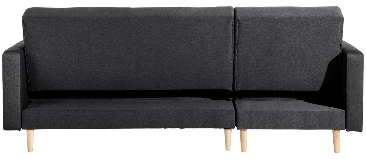 Ecksofa Mit Schlaffunktion Easy Relax Graphitfarben - Eschefarben/Graphitfarben, MODERN, Textil (223/152cm) - Max Winzer