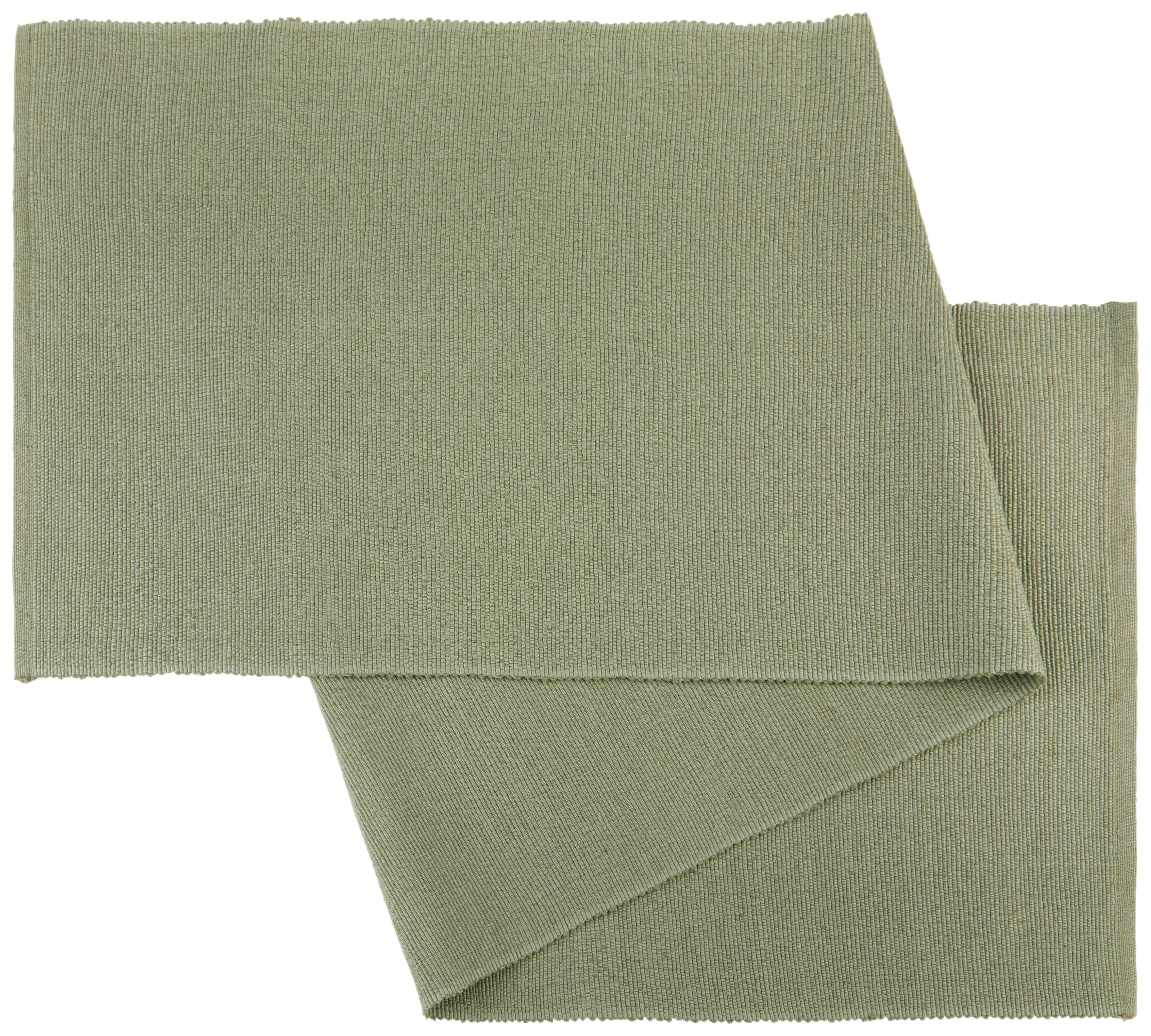 BĚHOUN NA STŮL Maren, 40/150cm, zelená - šalvějově zelená, textil (40/150cm) - Modern Living