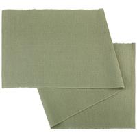 BĚHOUN NA STŮL Maren, 40/150cm, zelená - šalvějově zelená, textil (40/150cm) - Modern Living