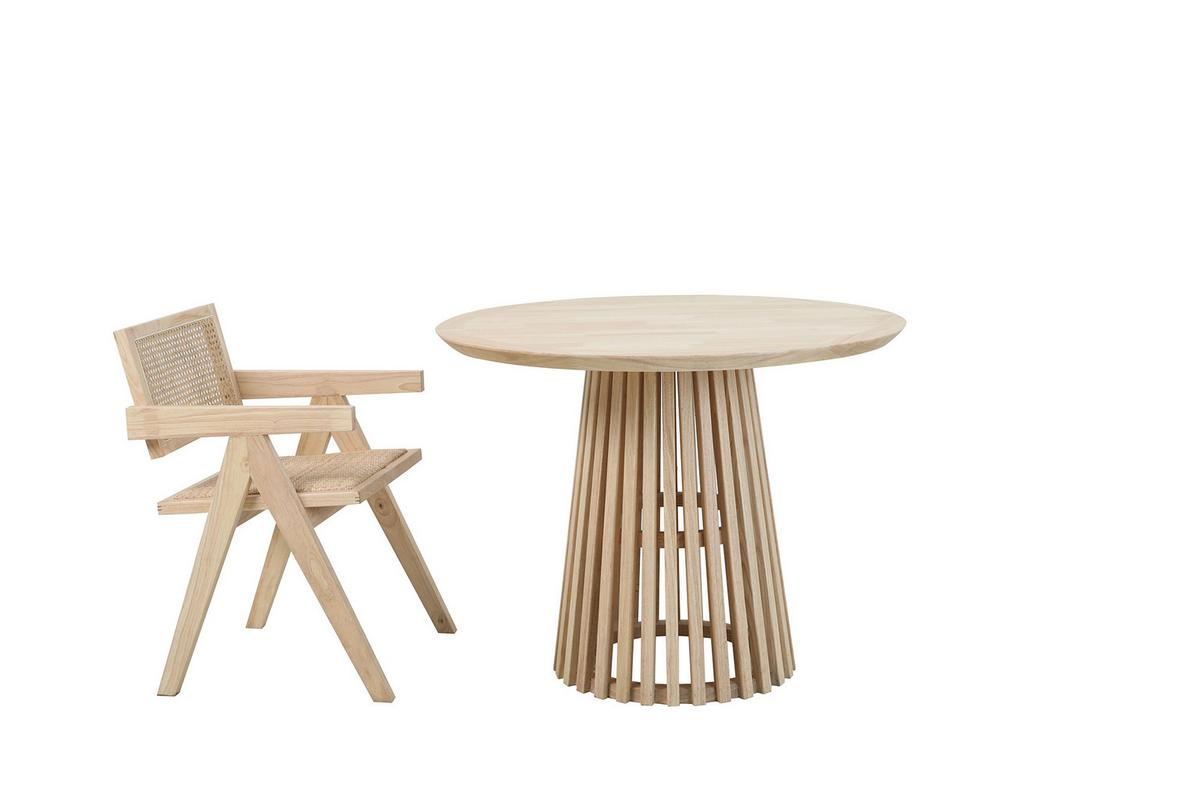 ARMLEHNSTUHL Naturfarben B: 52cm - Naturfarben, MODERN, Holz (52/78/58cm) - MID.YOU