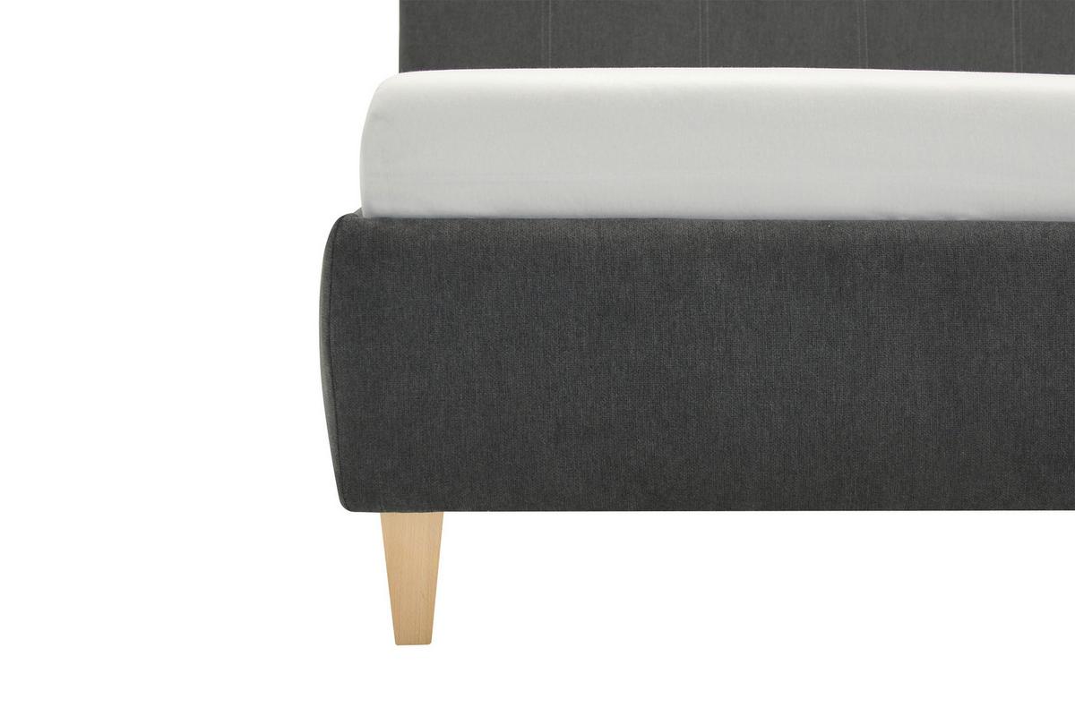 Čalouněná postel LANETA - barvy buku, Moderní, textil (180/200cm)