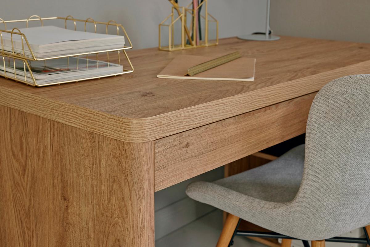 Eckschreibtisch Libre C 155 E* - Eichefarben, MODERN, Holzwerkstoff (140/118/76cm) - Livetastic