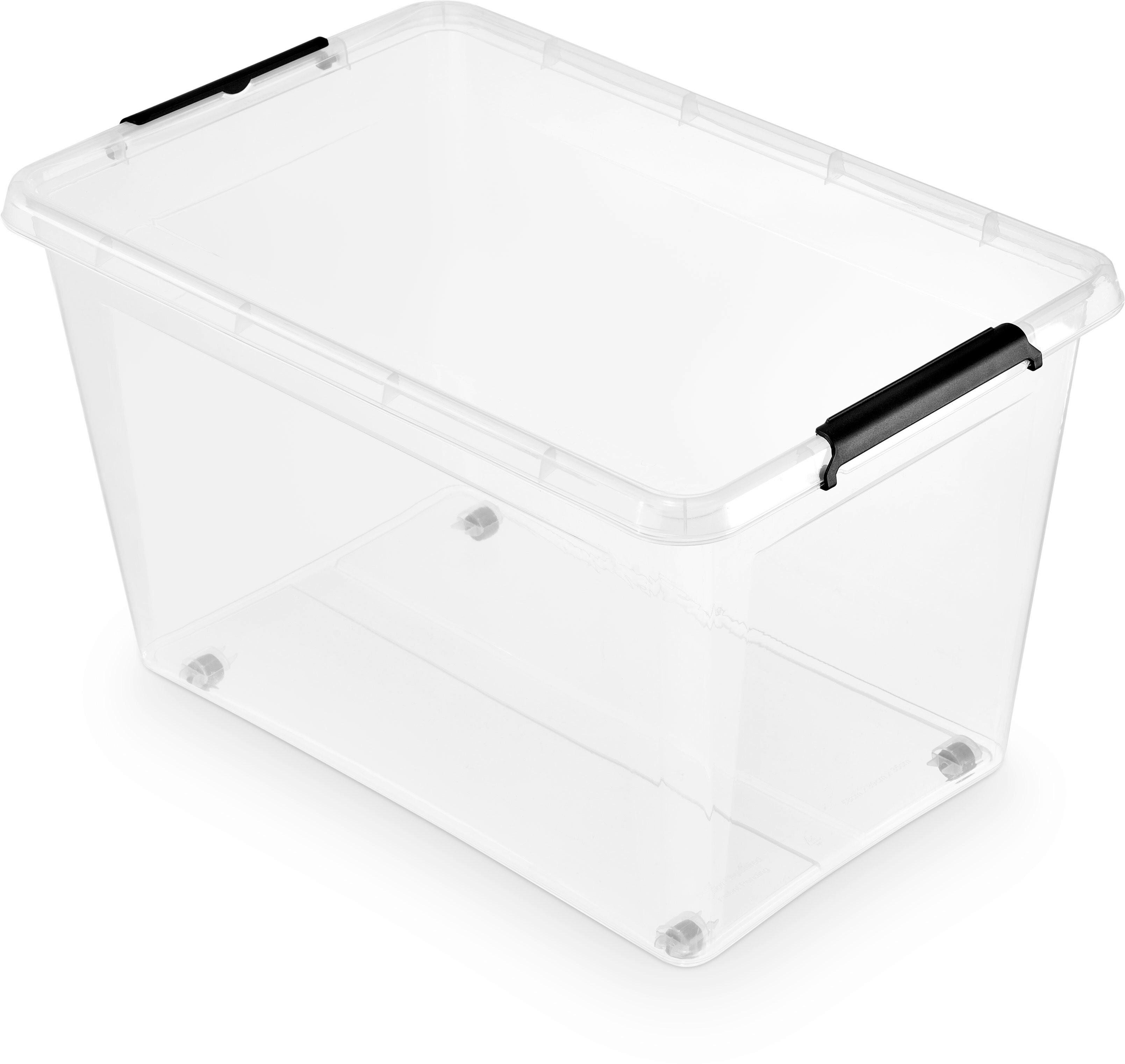 Box JIRI - CA. 60L -BASED- - priehľadné, Konventionell, plast (58/39/34cm) - Based