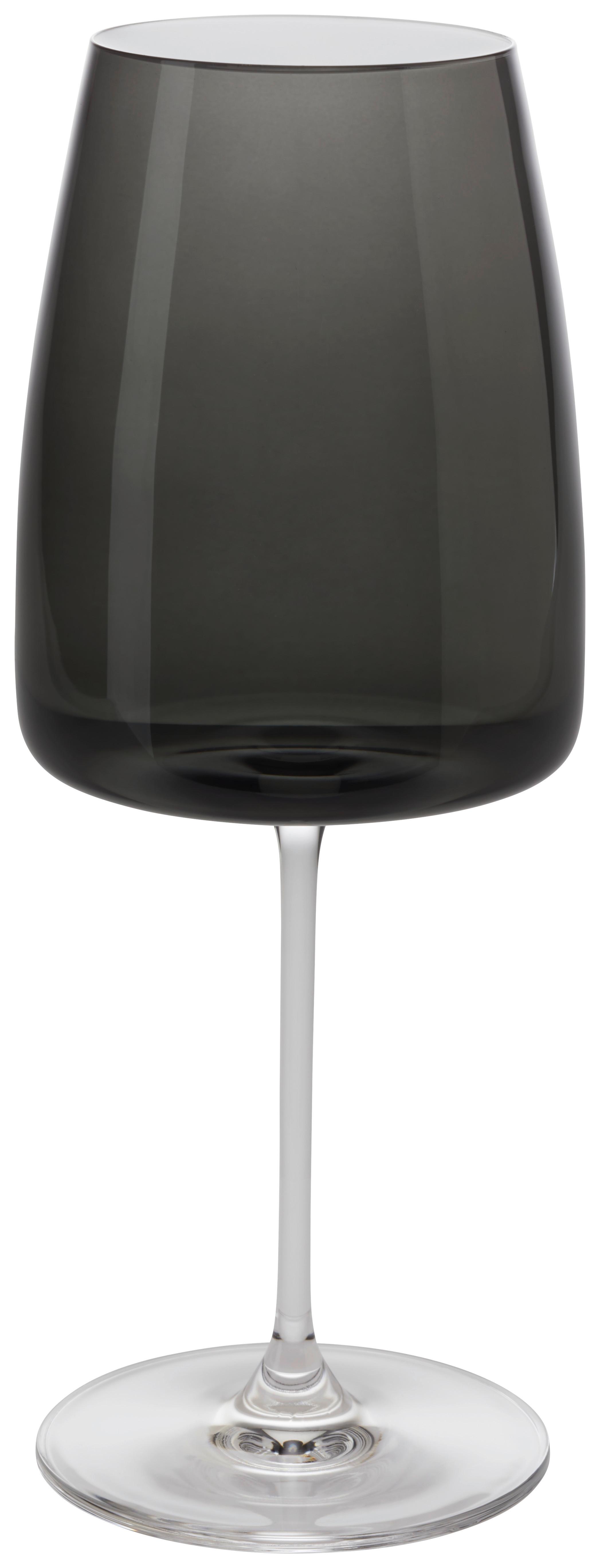 Sklenice Na Bordeaux Nicki - černá, Moderní, sklo (9,4/24cm) - Premium Living