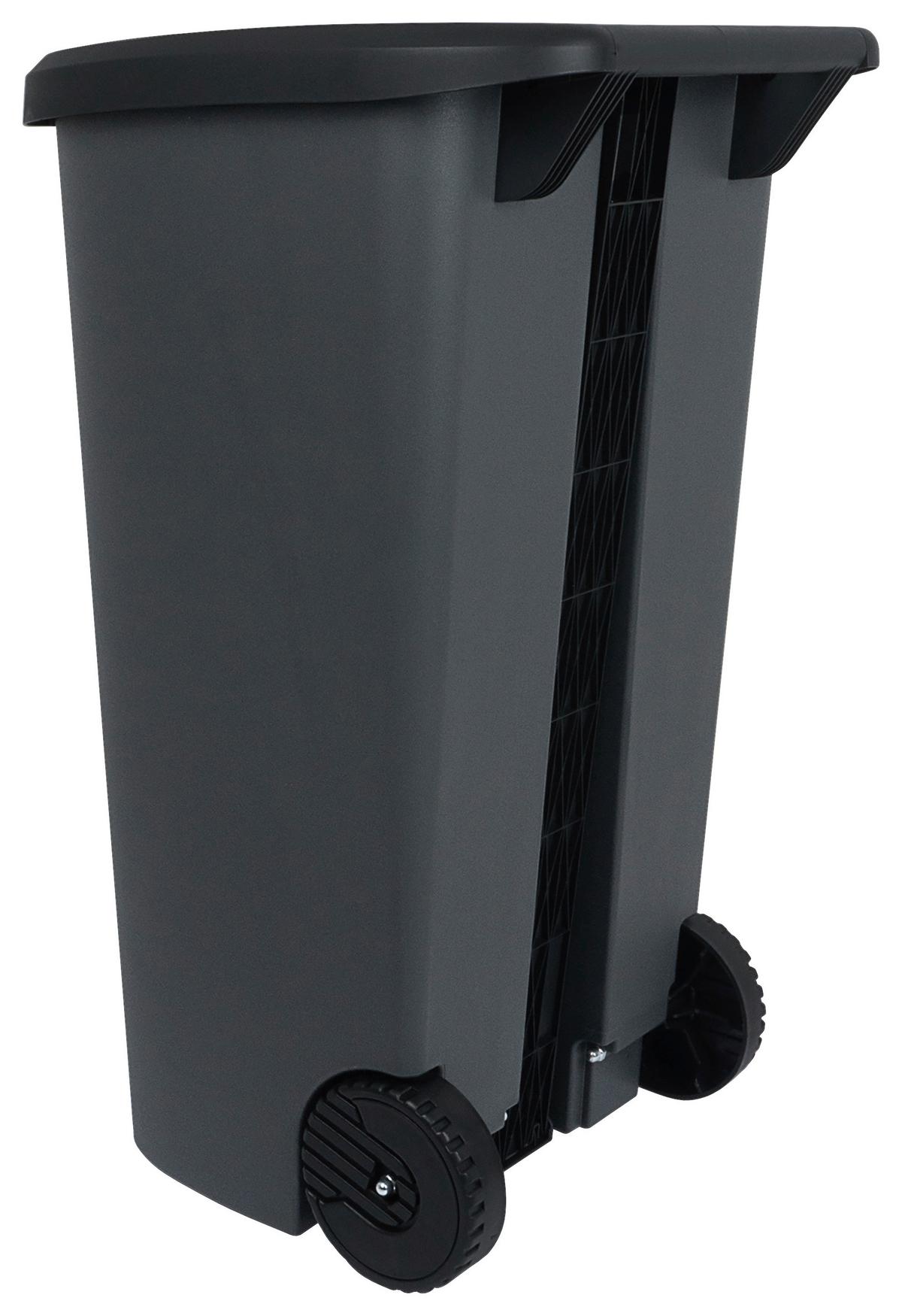 Kunststoff Grau 100l - Grau, Basics, Kunststoff (49/84/50cm)