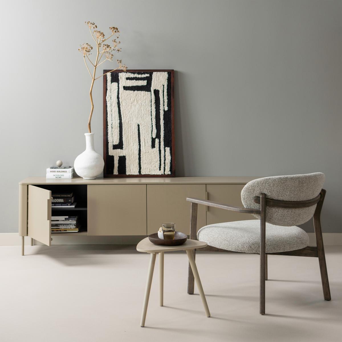 Sessel Udar Braun B: 68cm - Braun, Design, Holz/Textil (68/76/75cm) - Livetastic