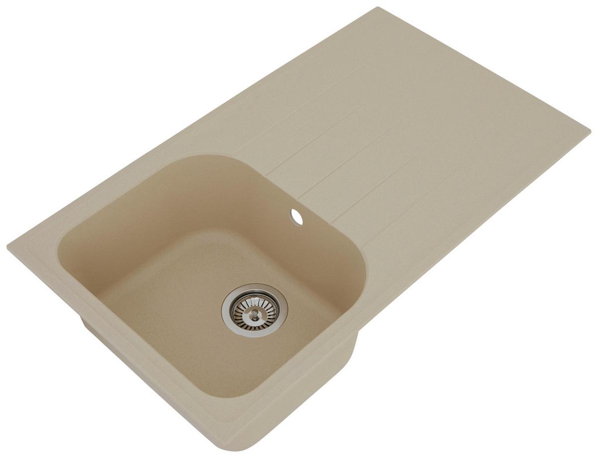 Spüle Respekta Granitspüle - Beige, Trend, Stein (86/20,9/50cm) - Respekta