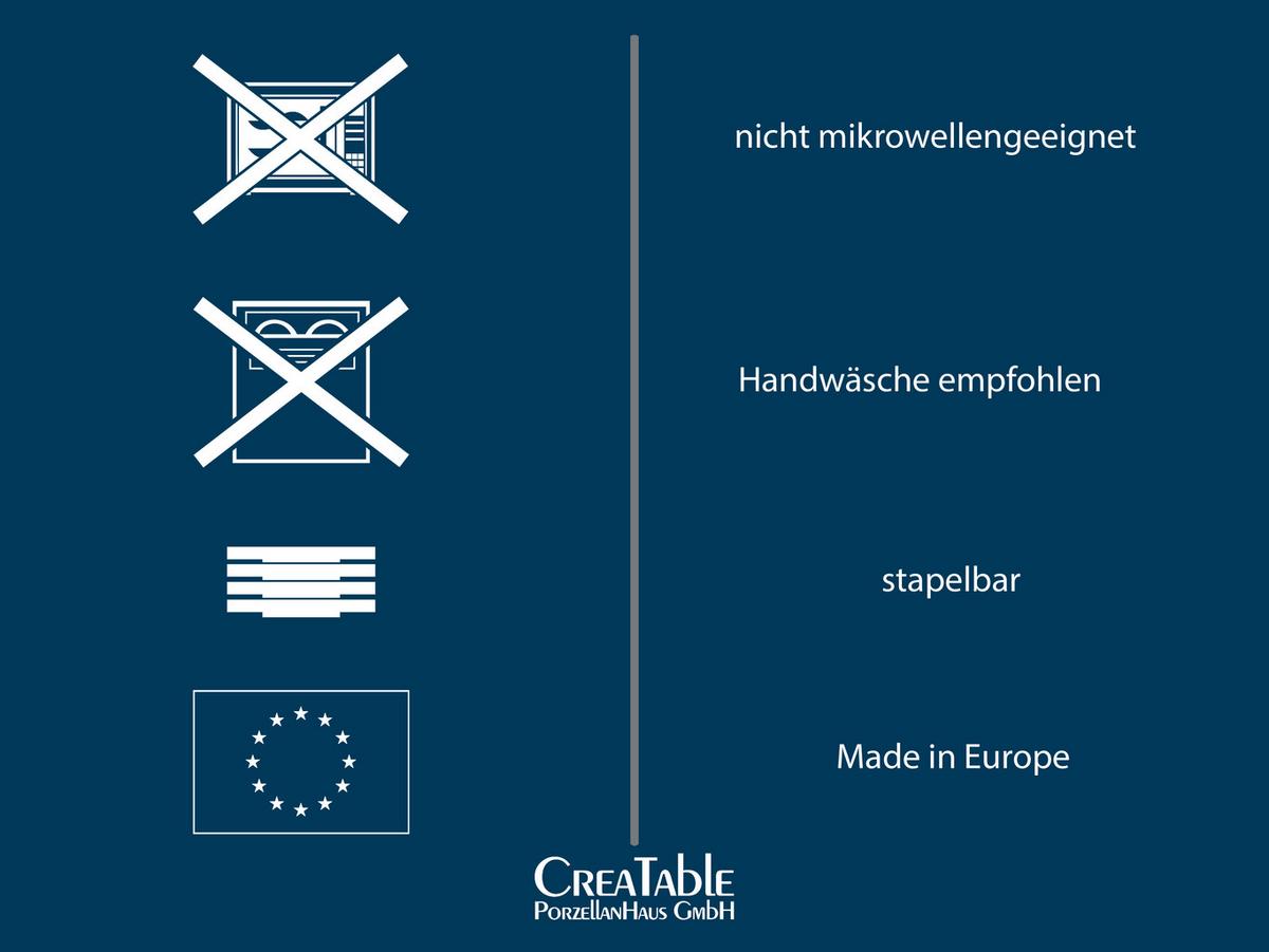 Tafelservice Maria Theresia Weiß, Platinfarben 12--Teilig - Platinfarben/Weiß, Basics, Keramik - Creatable