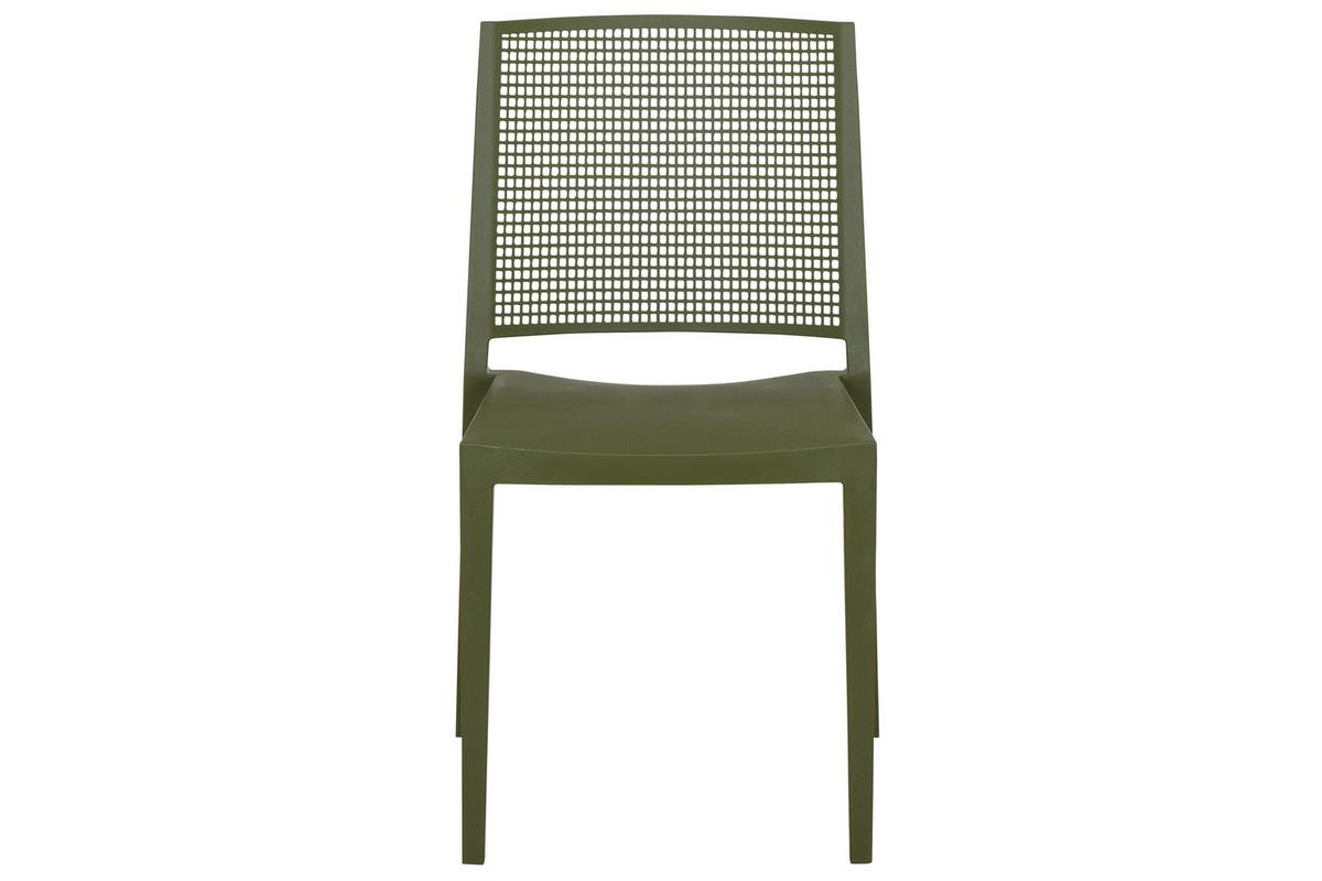 Stapelstuhl T20116 - Grün, Basics, Kunststoff (46kg) - Siena Garden
