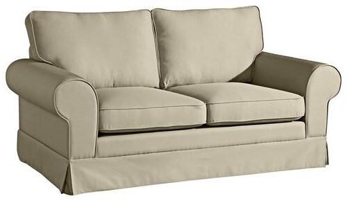 2-Sitzer-Sofa Hillary Mit Armlehnen Beige Leinenoptik - Beige, LIFESTYLE, Textil (172/85/89cm) - Max Winzer