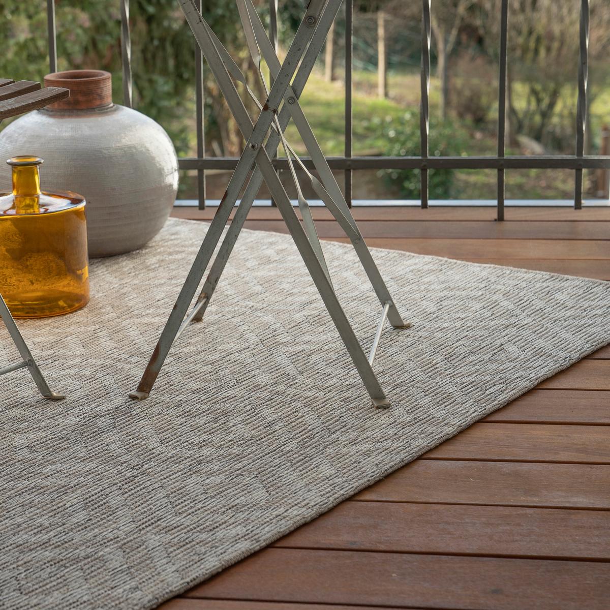Flachwebteppich My Nordic 872 - Taupe, Design, Textil (80/150cm) - Obsession