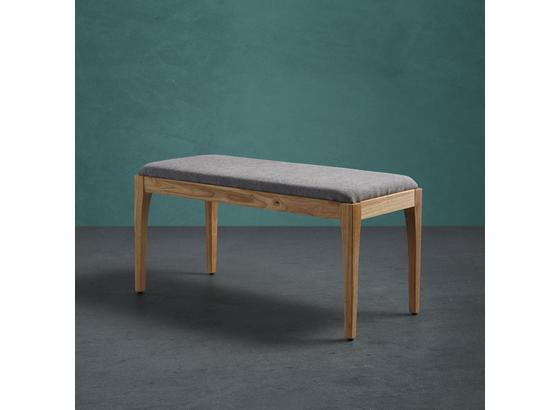 Lavice Jarry - světle šedá, Moderní, dřevo/textil (92/46/39cm) - Mömax modern living Lavice Jarry - světle šedá, Moderní, dřevo/textil (92/46/39cm) - Mömax modern living
