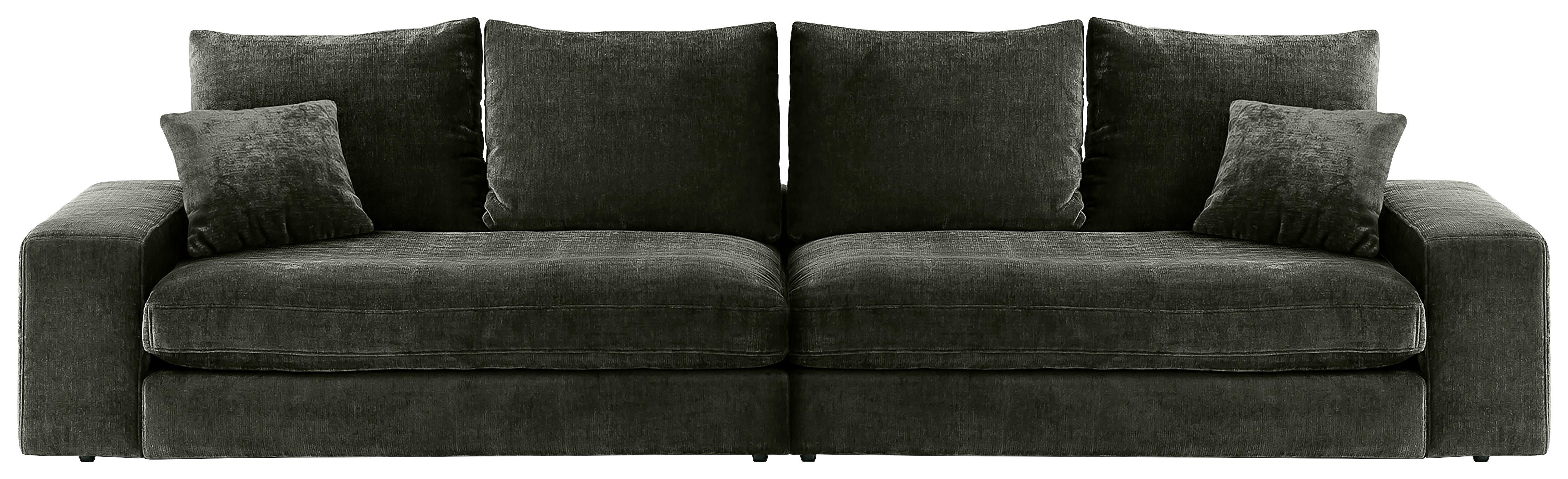 Bigsofa Be Relaxed - Anthrazit/Schwarz, MODERN, Textil (273/67/125cm) - MID.YOU