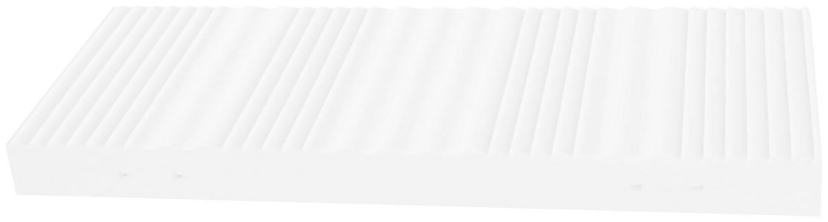 MATRACE BARI HARD - bílá, textil (140/190cm)