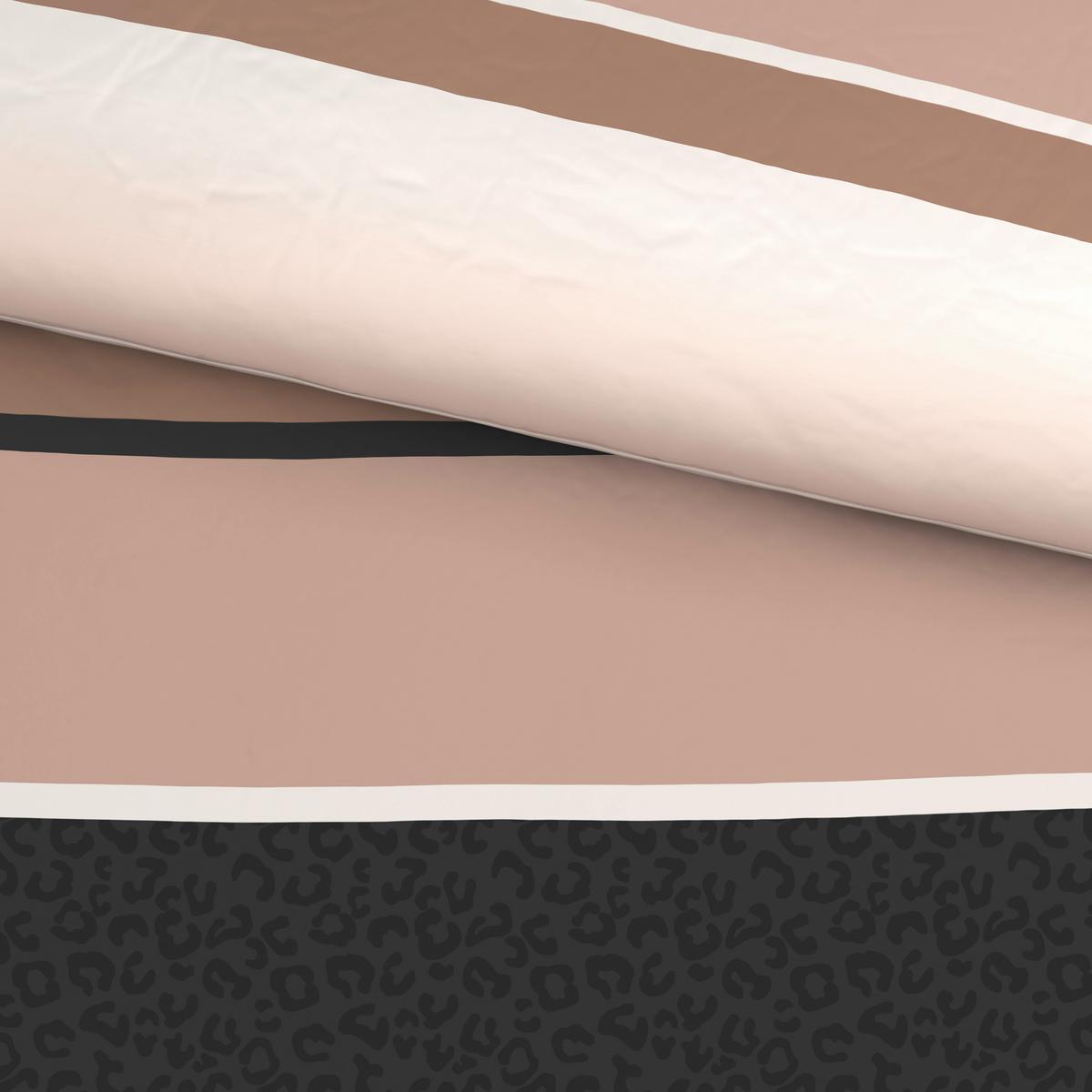 BETTWÄSCHE MARLENE - Anthrazit/Beige, MODERN, Textil - Luca Bessoni