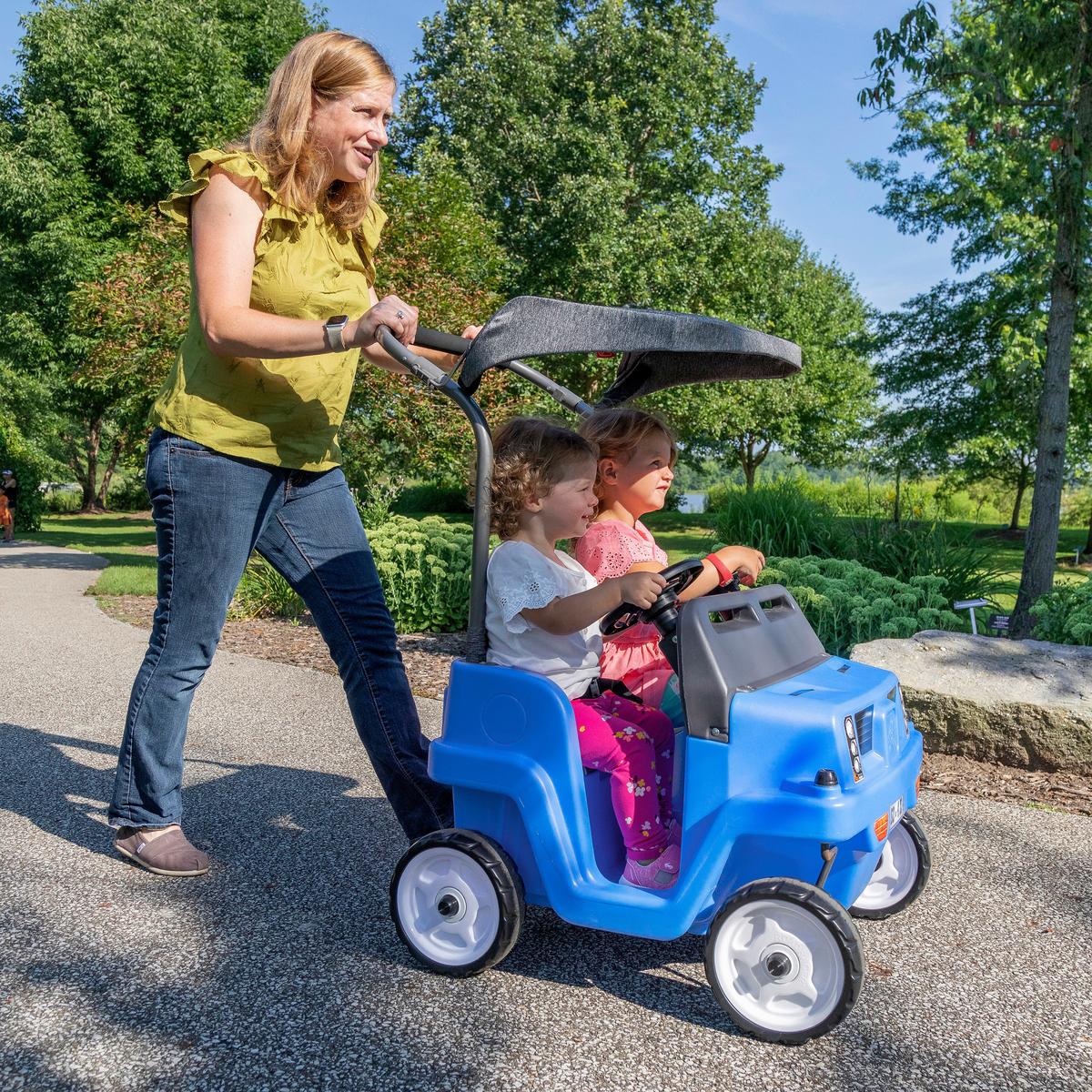 Kinderauto 483399 - Blau, KONVENTIONELL, Kunststoff (63,5/99,1/88,9cm) - Ambia Garden