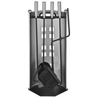 Kaminbesteck Bina 5 Teilig - Silberfarben, MODERN, Metall (23/15/52cm)