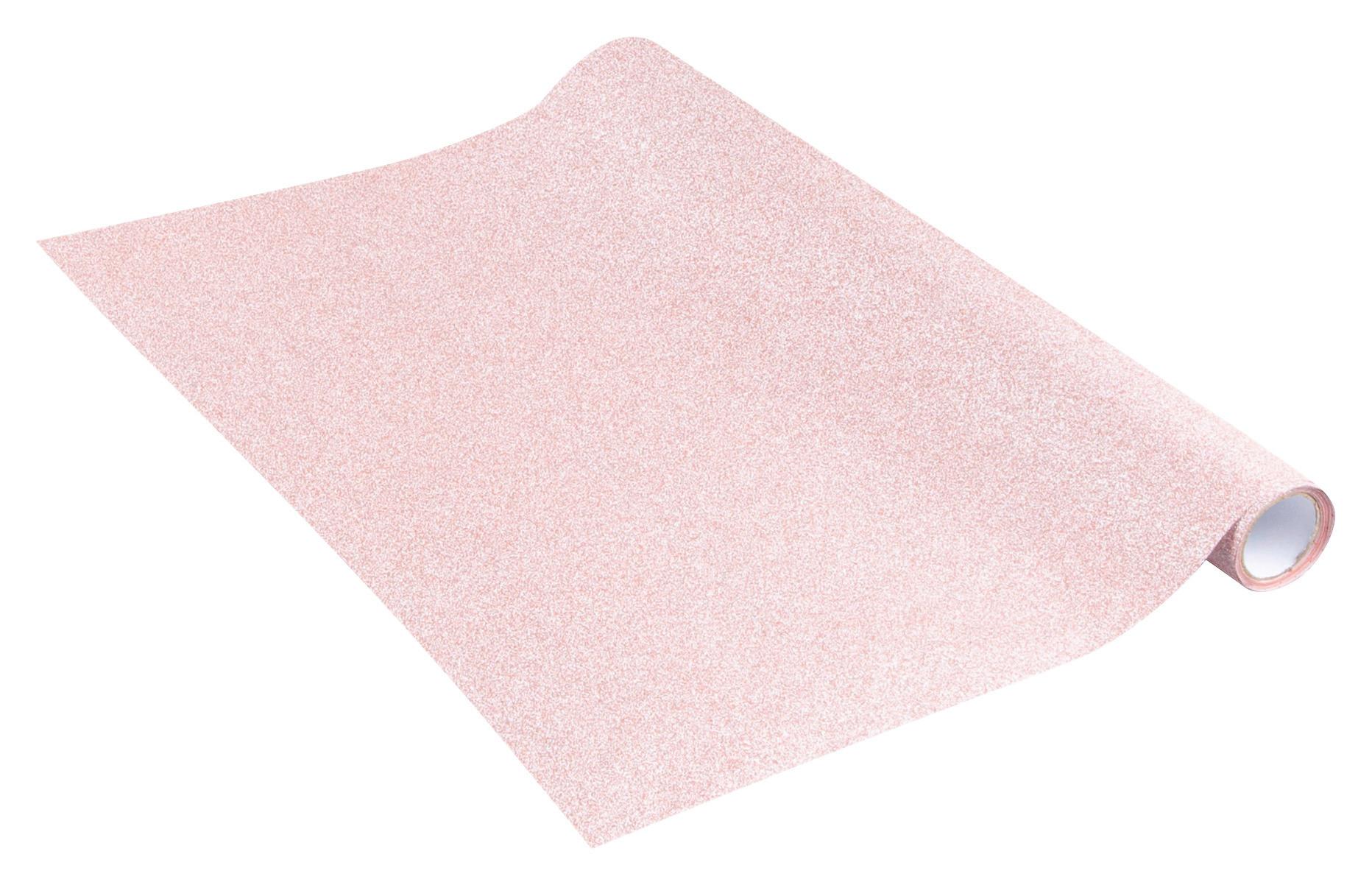 Klebefolie Ad Gf Glitter Rose 45cmx2m - Rosa, Basics (45/200cm)