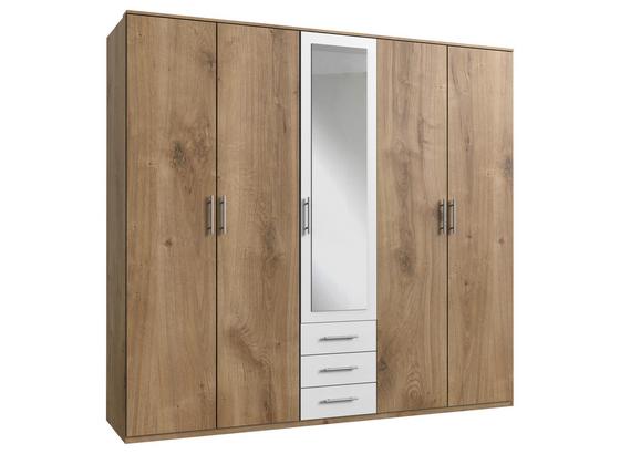 Kleiderschrank 225 Cm Mit Spiegel 5 Turig Kaufen