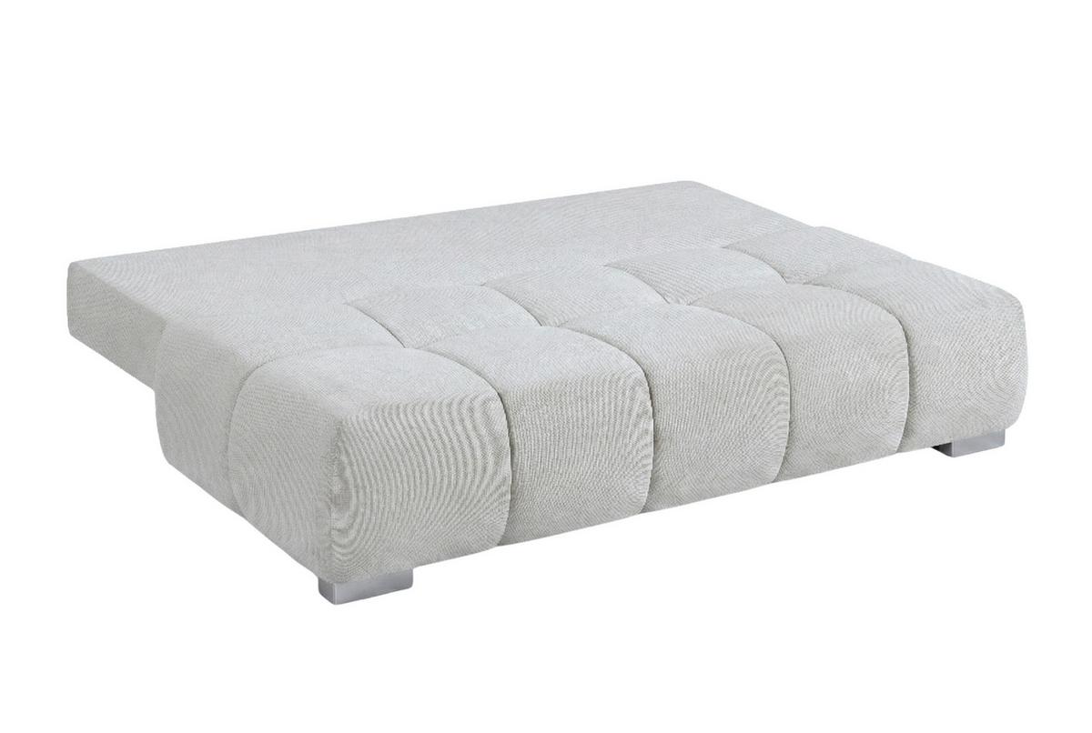 Boxspringová pohovka BUBBLE, svetlosivá - čierna/svetlosivá, Trend, kompozitné drevo/textil (206/90/105cm) - Luca Bessoni