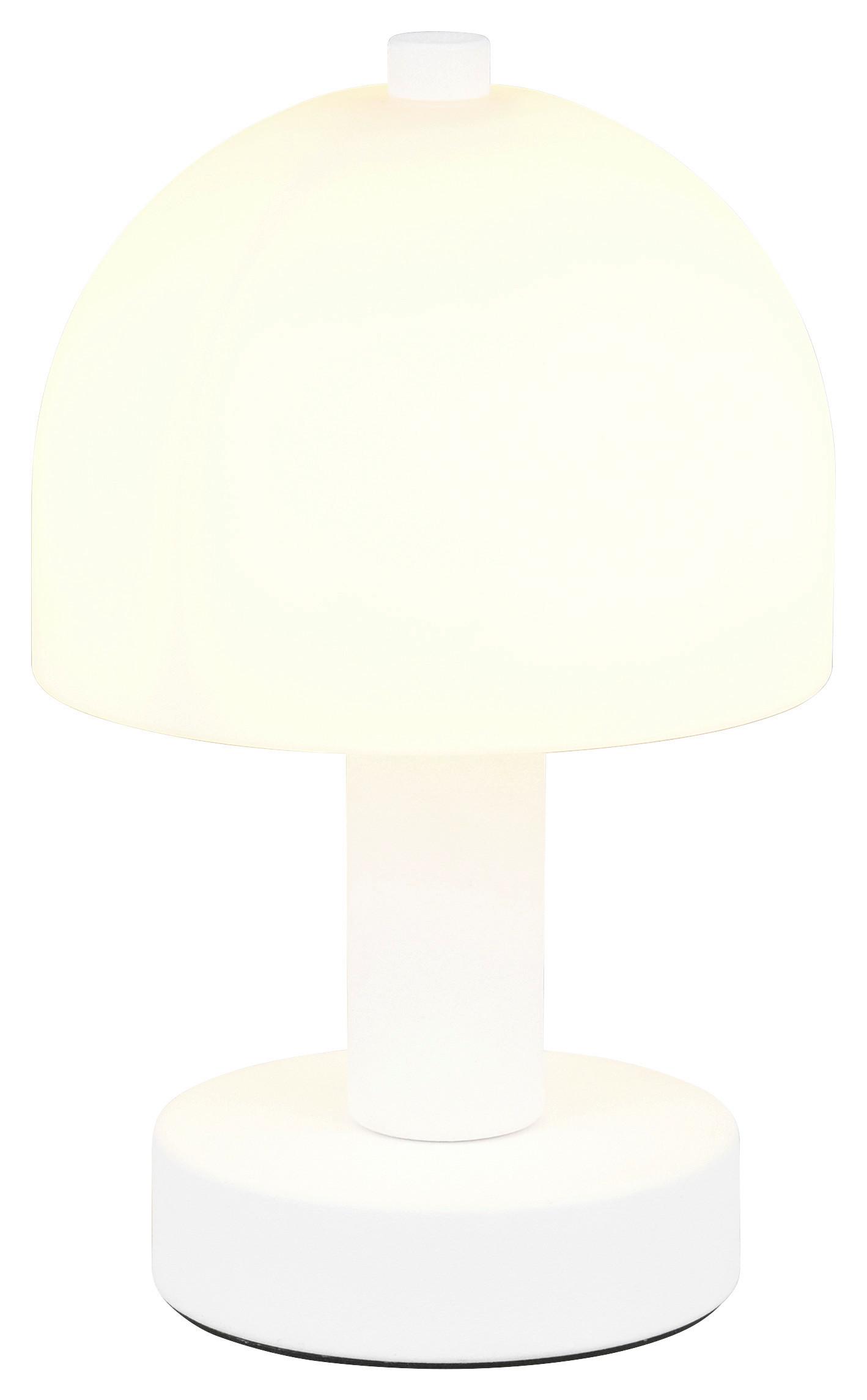 Tischleuchte Mio - Weiß, Basics, Glas/Metall (9/19cm) - James Wood