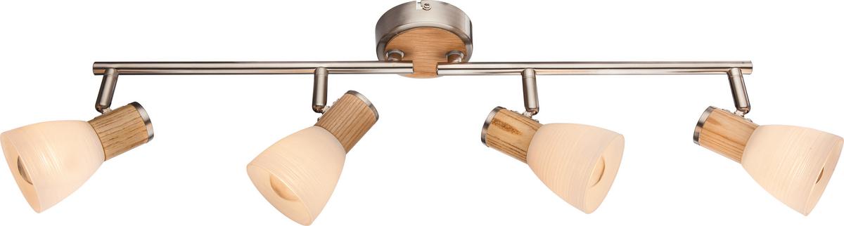 Strahler 54352-4 - Natur, Glas/Naturmaterialien (60/15,5cm) - Globo