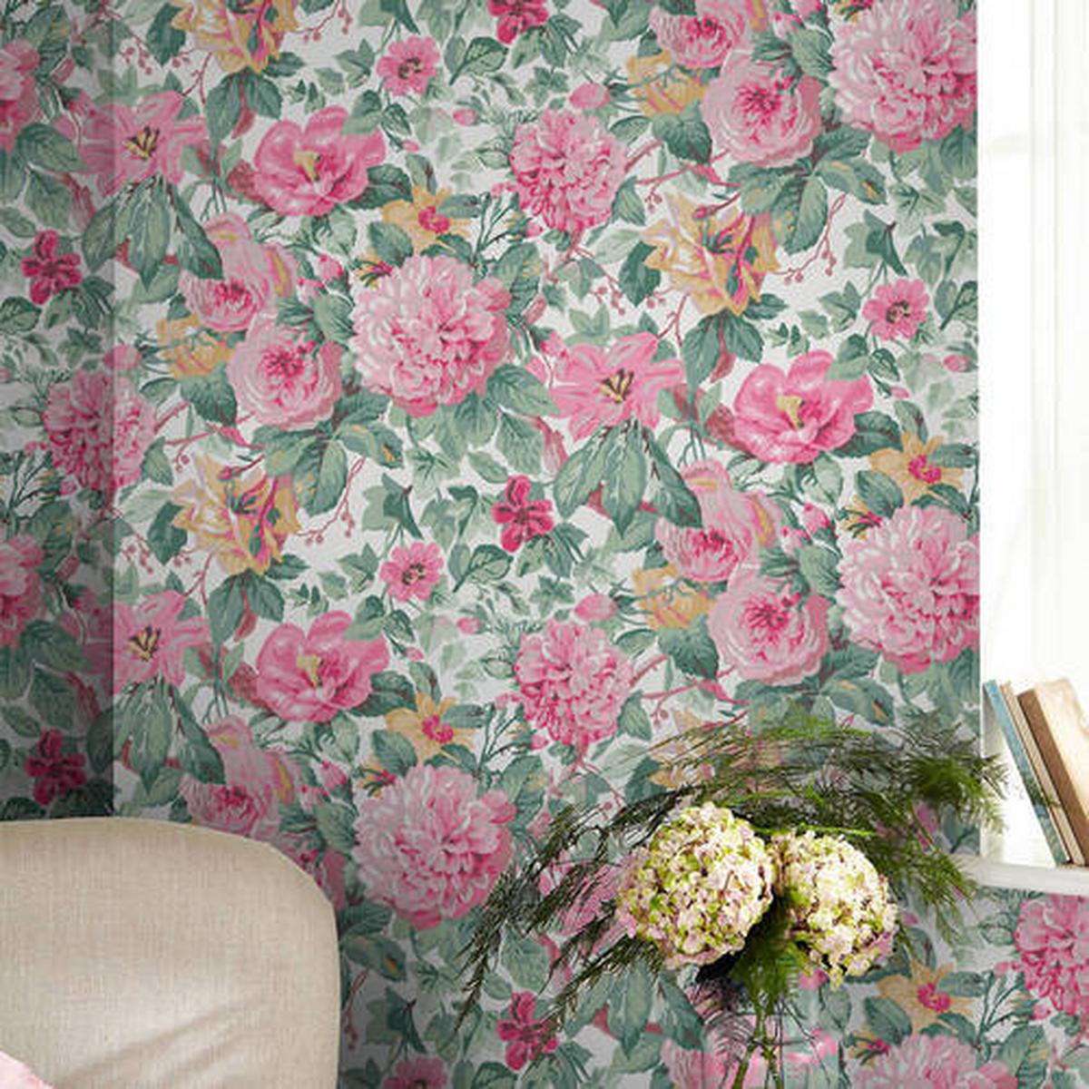 Vliestapete 115263 - Pink, Basics, Papier/Kunststoff (52/1005cm)