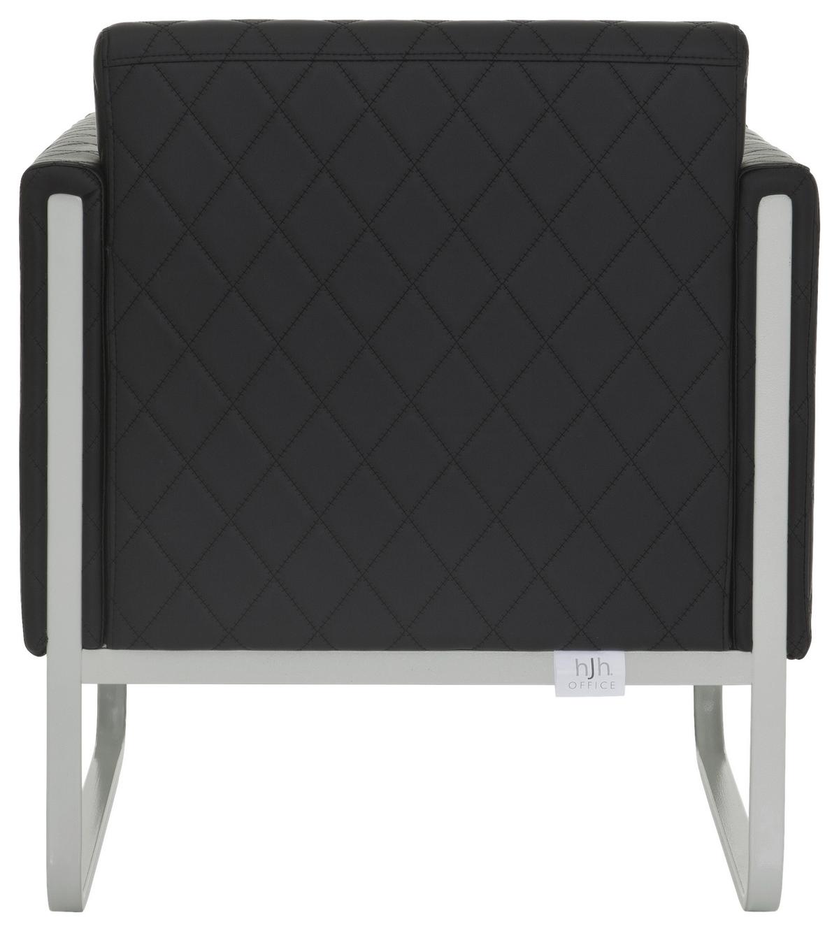 Sessel Aruba Step Schwarz - Hellgrau/Schwarz, MODERN, Textil (67/78/71cm) - MID.YOU