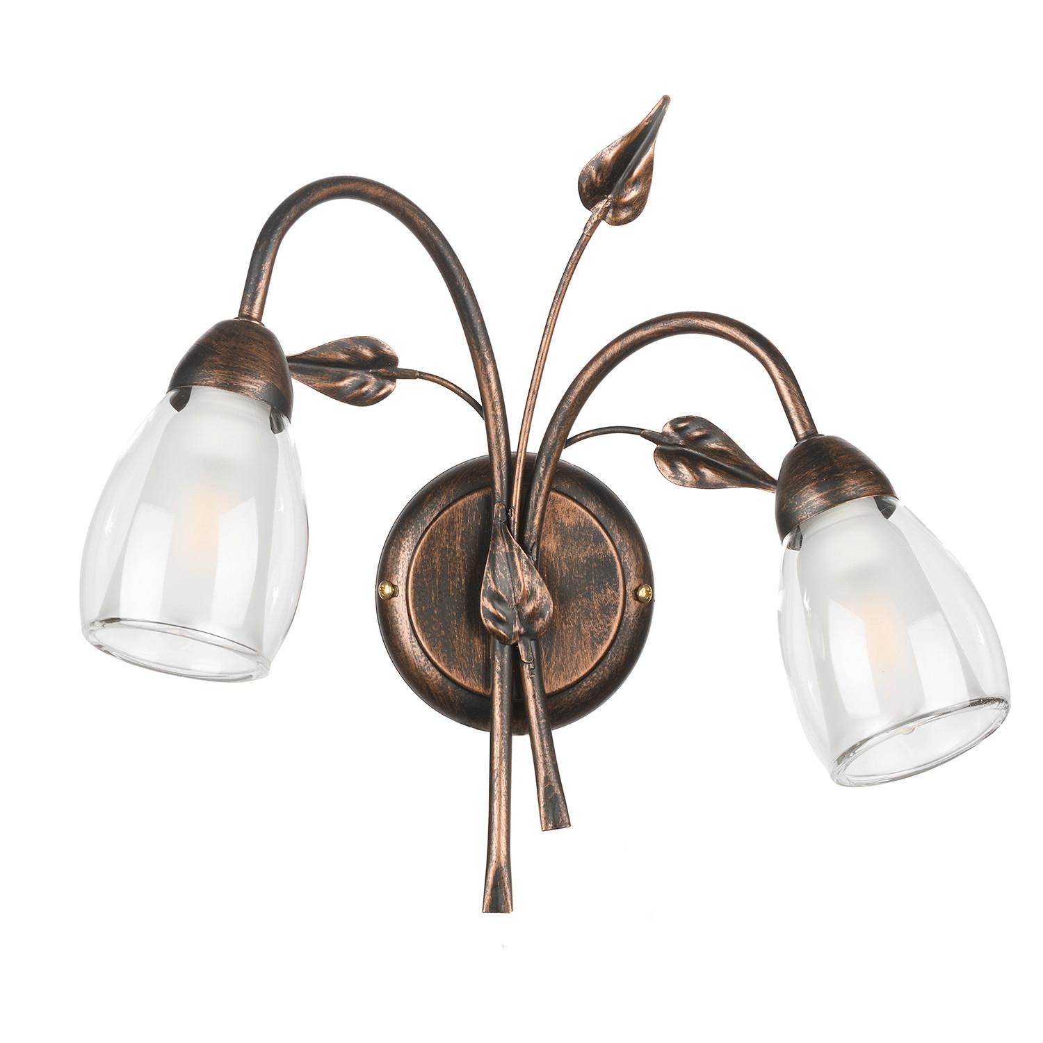 Wandleuchte Rosso Cognac L: 37 cm