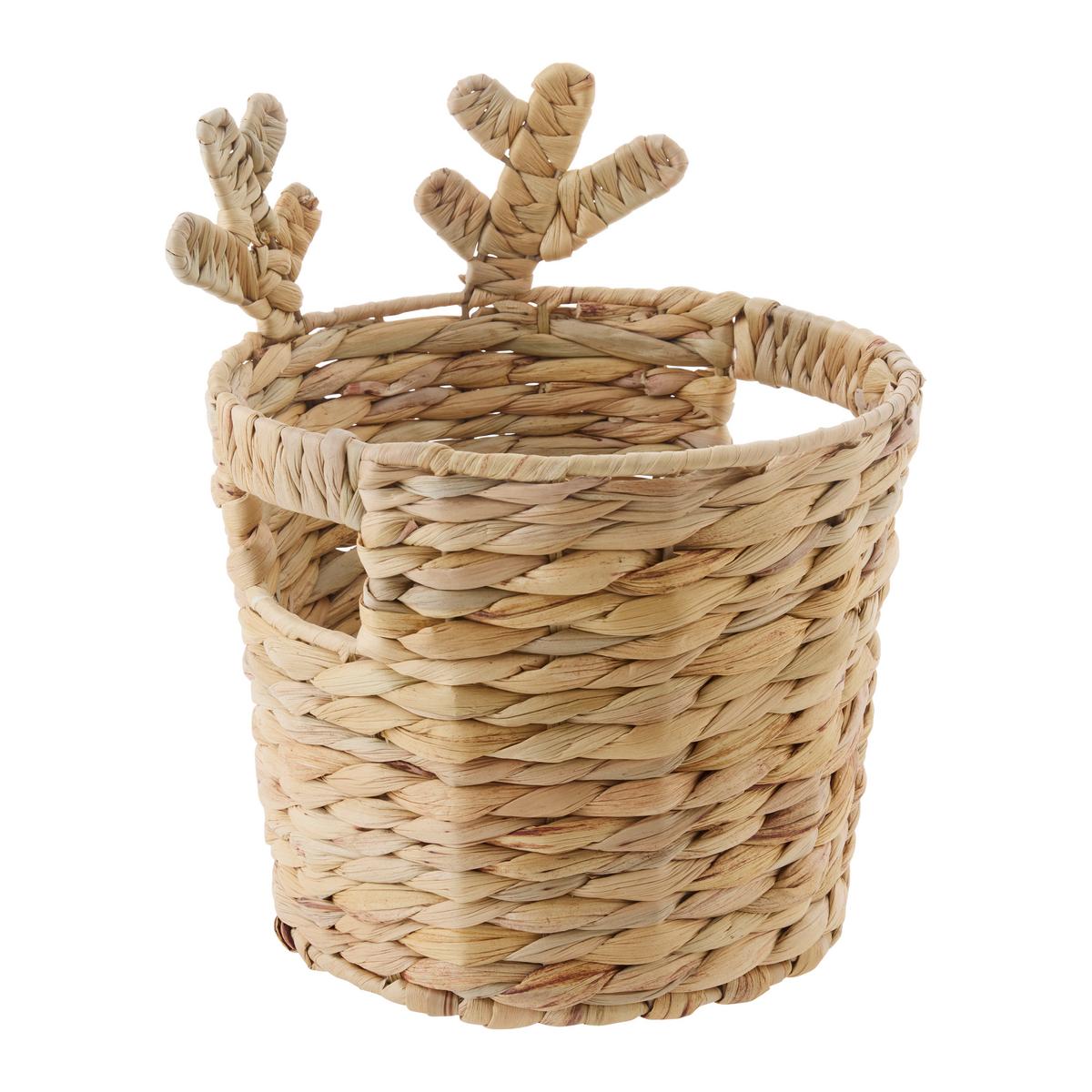 Koš REINDEER -PAZ- - ecru, kov/přírodní materiály (23/29cm) - Mömax