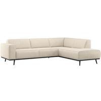 ECKSOFA Statement Beige 274x210cm - Beige/Schwarz, MODERN, Textil (274/210cm) - Livetastic